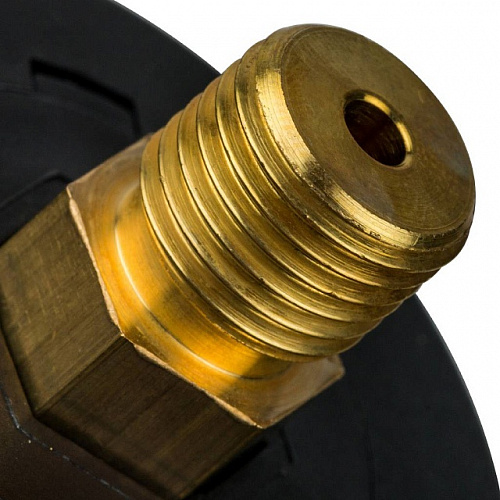 Манометр аксиальный STOUT Ø50-1/4&amp;quot;, 4 бар, горизонтальное подключение, с указателем предела