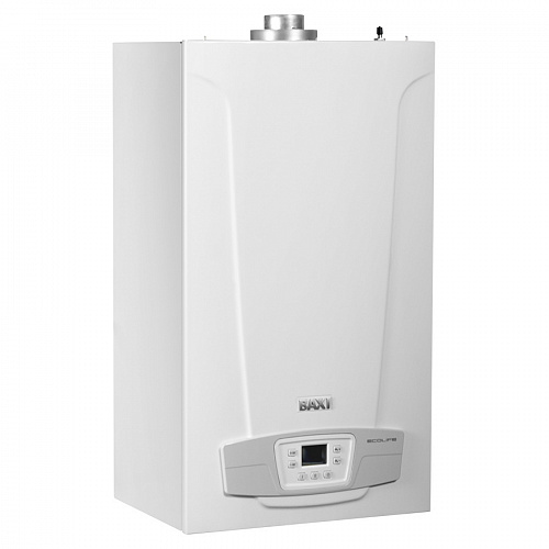 Котел газовый настенный BAXI ECO LIFE 24F, двухконтурный, закрытая камера