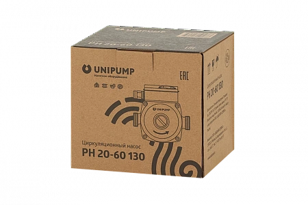 Насос для рециркуляции UNIPUMP PН 20-60 130 мм ГВС (1 год гарантии)