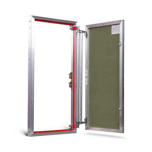 Люк под плитку АЛЮМИНИЕВЫЙ (НАЖИМНОЙ) ПРАКТИКА ETP 50x100