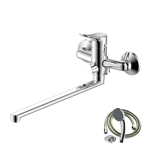 Смеситель для ванны с длинным изливом OLIVE'S ARRIBA 09221AR хром, латунь, уп. (8 шт)