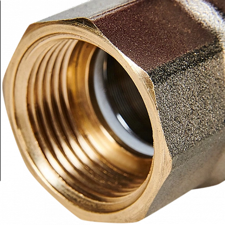 Кран шаровой полнопроходной с американкой STOUT ручка бабочка 3/4&quot; ВР/НР (EPDM) 
