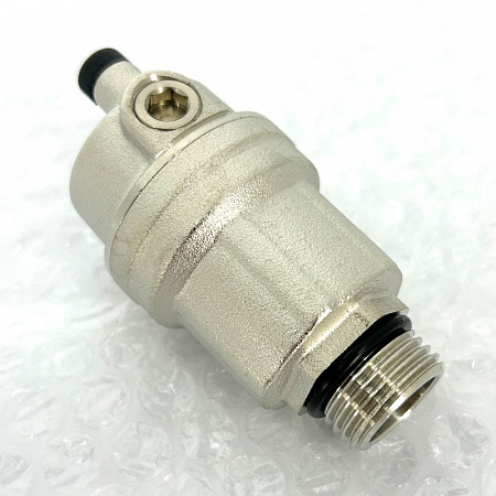 Воздухоотводчик автоматический 1/2&quot; с прокладкой O-RING, никелированный UNI-FITT