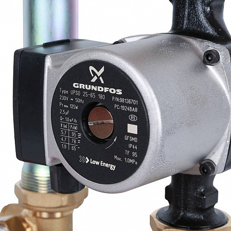 ГБМ Насосная группа STOUT с теплообменником, 28 пластин, с насосом GRUNDFOS UPSO25-65 DN25 (1&quot;)