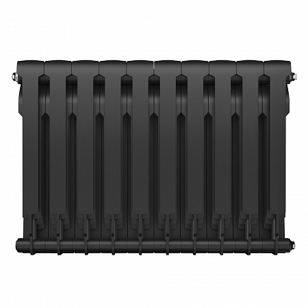Радиатор биметаллический ROYAL THERMO BILINER NOIR SABLE 500x10 секций, черный (НС-1176315)