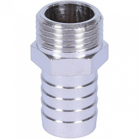 Штуцер резьбовой латунный STOUT никель 1/2&quot;x18мм Н