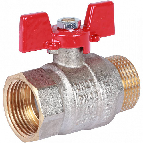 Кран шаровой ROMMER бабочка 1&amp;quot; ВН