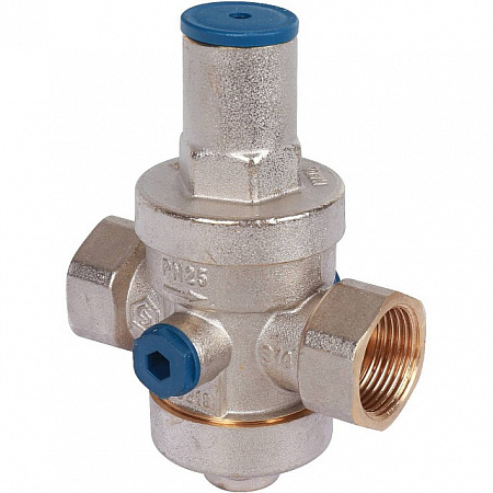 Редуктор давления STOUT 3/4&quot; вн/вн PN25 с выходом под манометр