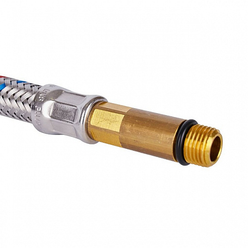 Гибкая подводка для смесителей STOUT нерж.сталь М10*35-1/2&amp;quot;-100 см, пара