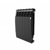 Радиатор алюминиевый ROYAL THERMO BILINER ALUM NOIR SABLE 500x6 секций, черный