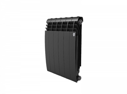Радиатор алюминиевый ROYAL THERMO BILINER ALUM NOIR SABLE 500x6 секций, черный