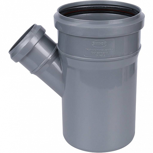 ПВХ Тройник SINIKON 110 х 50 х 45', СТАНДАРТ