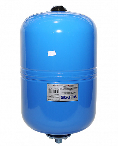 Гидроаккумулятор для воды VODOS WTR вертикальный 24 л,3/4&amp;quot;,НР