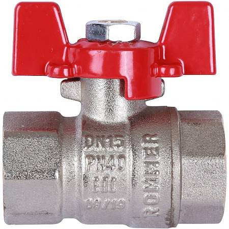 Кран шаровой ROMMER бабочка 1/2&quot; ВВ