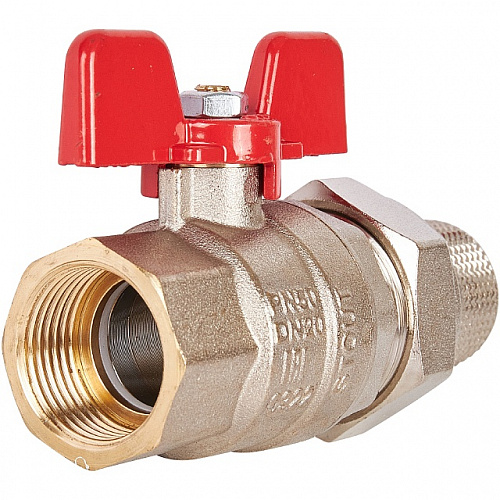 Кран шаровой с американкой STOUT бабочка EPDM 3/4&amp;quot;
