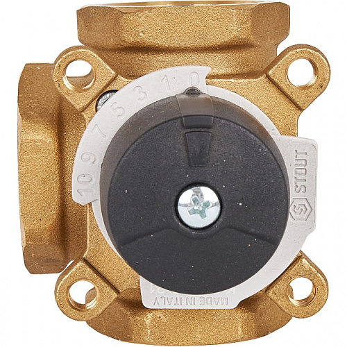 Клапан трехходовой смесительный STOUT 11/4&amp;quot; (KVs 15 м3/ч)