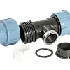ПНД Тройник с резьбой компрессионный UNIPUMP пластиковый Ø32х3/4&amp;quot;х32 В