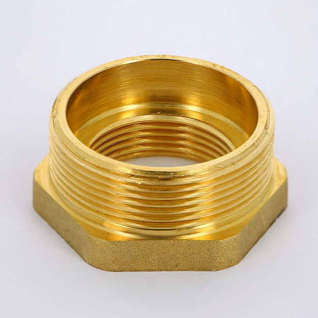 Футорка резьбовая латунная UNI-FITT без покрытия 2&quot;х11/4&quot; ВН
