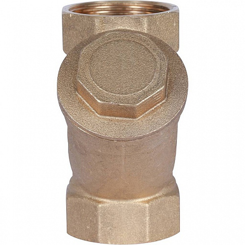 ФГО Фильтр косой грубой очистки STOUT SFW латунный 11/2&amp;quot;, 500 мкр, желтый