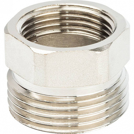 Американка ПРЯМАЯ резьбовая латунная (с прокладкой o-ring) STOUT никель 3/4&quot; ВН