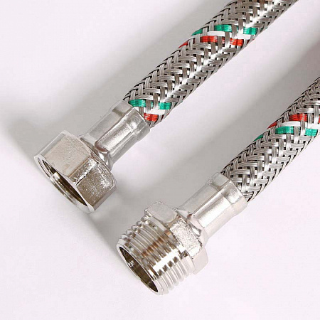 UNI-FITT Гибкая подводка НВ 1/2&quot;, 30 см, DN 8, оплётка из нерж. стали