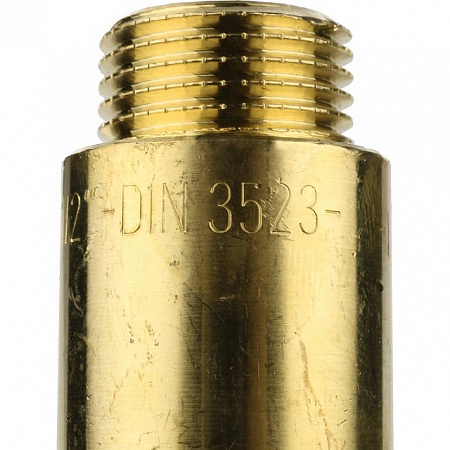 Удлинитель резьбовой латунный STOUT без покрытия 1/2&quot;x55мм ВН