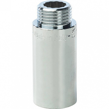 Удлинитель резьбовой латунный STOUT хром 1/2&quot;x50мм ВН