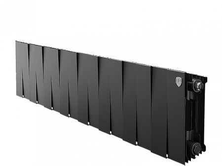 Радиатор биметаллический ROYAL THERMO PIANOFORTE NOIR SABLE 200x16 секций, чёрный (НС-1346007)