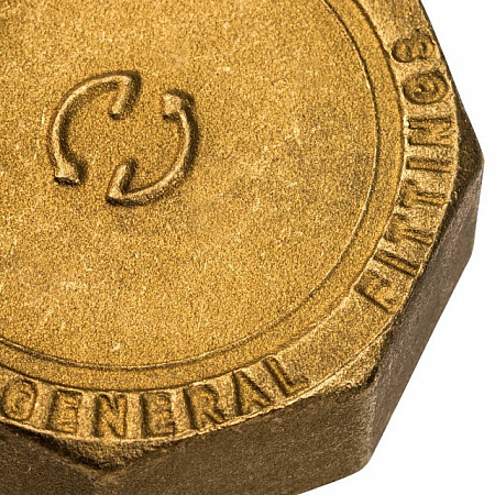 Заглушка резьбовая латунная STOUT без покрытия 11/2&quot; В