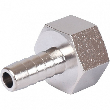 Штуцер резьбовой латунный STOUT никель 1/2&quot;x10мм В