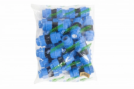 ПНД Муфта соединительная ДЖИЛЕКС пластиковая Ø32x32