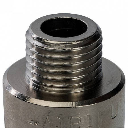 Муфта переходная резьбовая латунная STOUT никель 3/8&quot;X1/4&quot; ВН