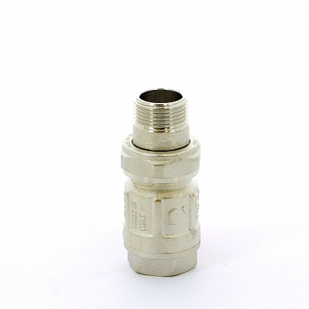 Кран шаровой с американкой ITAP IDEAL ART 098 бабочка 3/4&quot; никель, полнопроходной (26097)