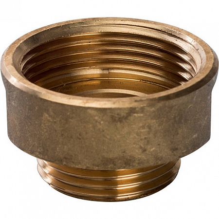 Муфта переходная резьбовая латунная STOUT без покрытия 2&quot;x1&quot; ВН