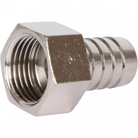 Штуцер резьбовой латунный STOUT никель 1/2&quot;x16мм В
