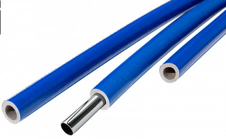 Трубка-утеплитель теплоизоляционная ENERGOFLEX SUPER PROTECT S палка 18/13-2 м, синяя (200)