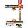 НСУ Насосно-смесительный узел теплого пола STOUT ISOTHERM без насоса 1&amp;quot;, термостат 30-50°C, 130мм