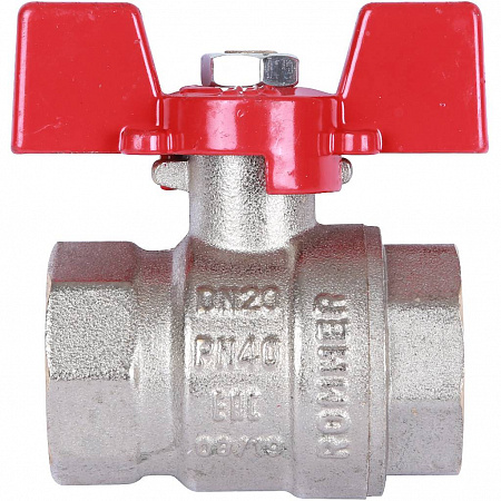 Кран шаровой ROMMER бабочка 3/4&quot; ВН