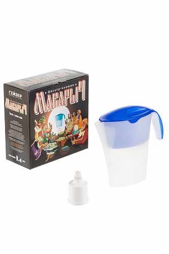 Фильтр-кувшин ГЕЙЗЕР МАКАРЫЧ 3,4 л, для очистки самогона и водки