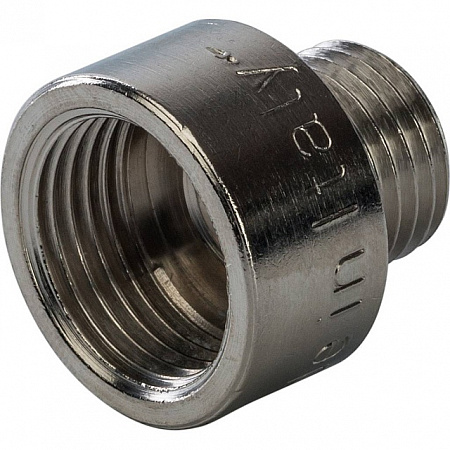 Муфта переходная резьбовая латунная STOUT никель 3/8&quot;X1/4&quot; ВН