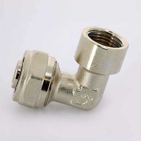 МЦ Угол резьбовой цанга для металлопласта UNI-FITT Ø20х1/2&quot; В