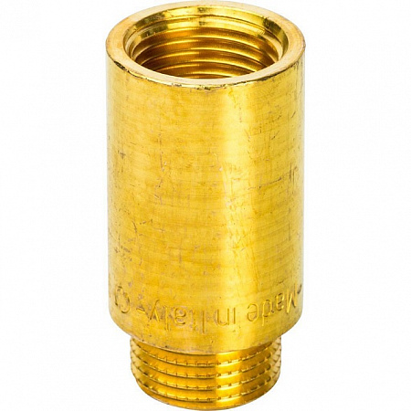 Удлинитель резьбовой латунный STOUT без покрытия 1/2&quot;x40мм ВН