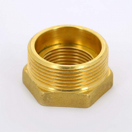 Футорка резьбовая латунная UNI-FITT без покрытия 11/2&quot;х1&quot; ВН