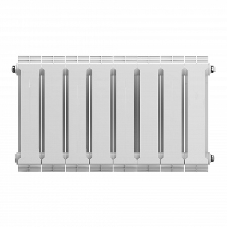 Радиатор биметаллический ROYAL THERMO PIANOFORTE BIANCO TRAFFICO 300x8 секций (НС-1346053)