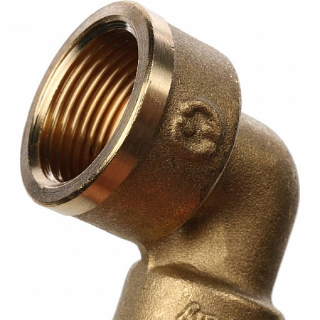 Угол резьбовой латунный STOUT без покрытия 3/4&quot;х1/2&quot; В