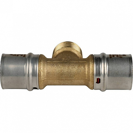 МП Тройник резьбовой пресс для металлопласта STOUT Ø26х3/4&quot;х26 Н
