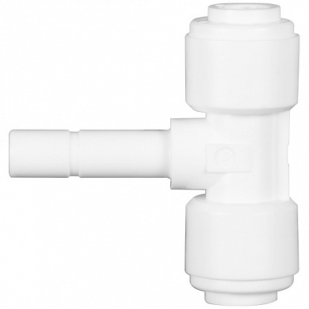 Фиттинг тройной АКВАБРАЙТ 1/4 TUBE-1/4 STEM-1/4 TUBE, прямой JOHN GUEST (№8)