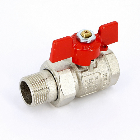 Кран шаровой с американкой UNI-FITT ETALON бабочка 3/4&quot;
