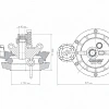 Оголовок для скважины наружный ДЖИЛЕКС ОСПБ 140-160/40 пластик