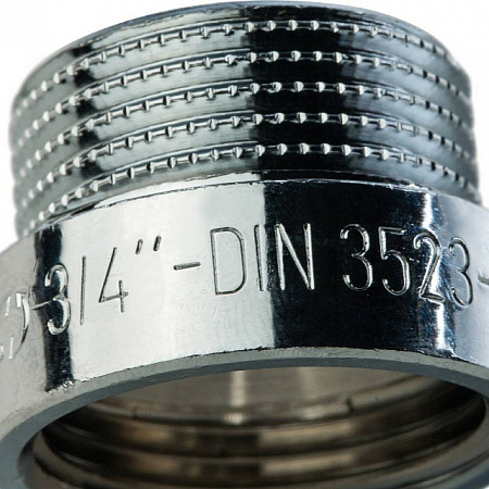 Удлинитель резьбовой латунный STOUT хром 3/4&quot;x10мм ВН